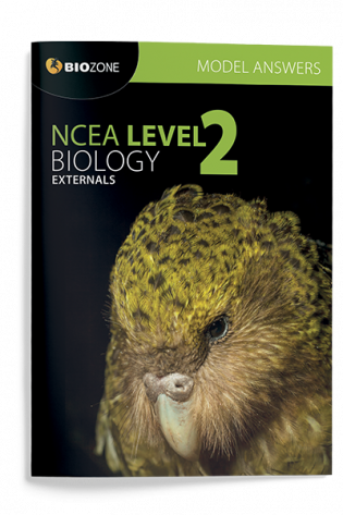 NCEA Level 2 Biology Model Answers Cover