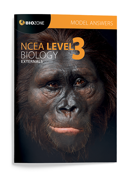 NCEA Level 3 Biology Externals Model Answers cover